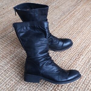 Felmini mid-calf leather boots